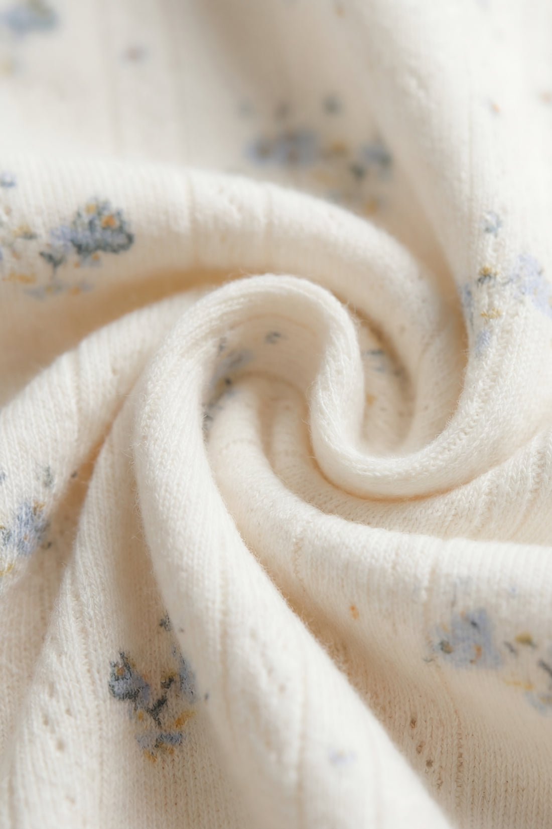 Organic Cotton Pointelle Marlene Bodysuit - Molly Blue Childrens Bodysuit from Jamie Kay NZ