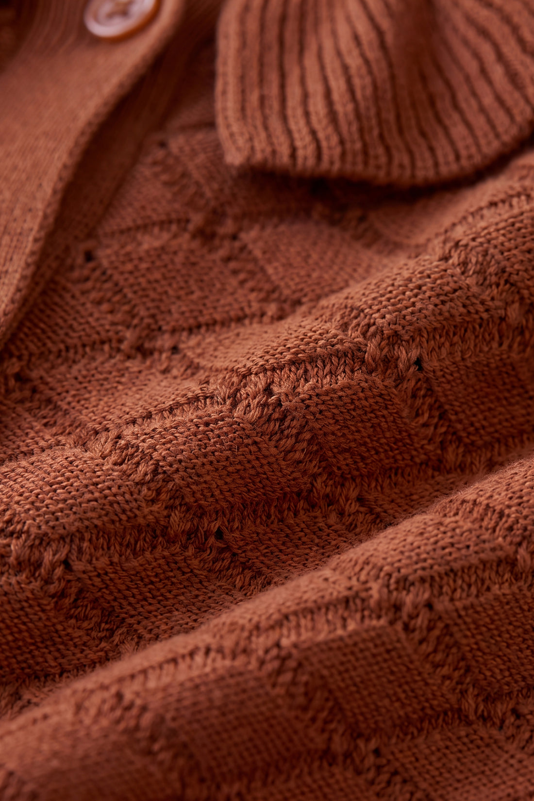 Alison Cardigan - Dusty Ginger Childrens Cardigan from Jamie Kay NZ