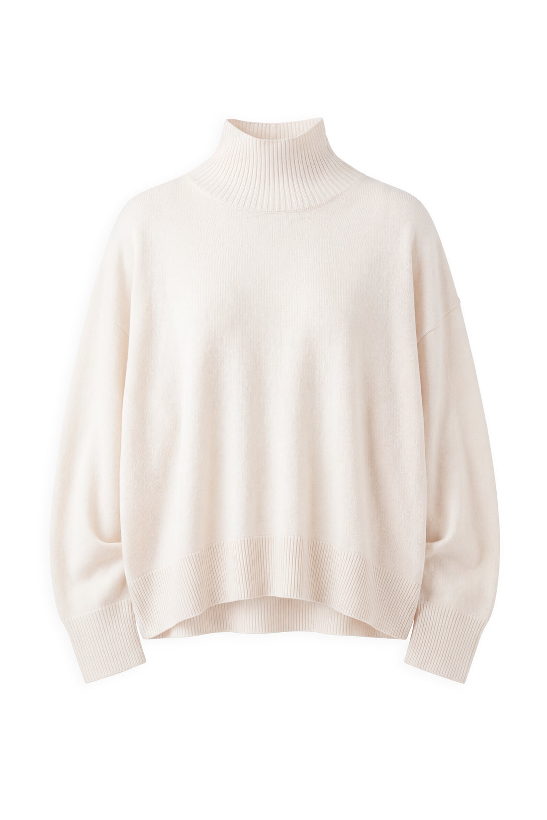 Merino Womens Turtleneck Jumper - Ivory Childrens Jumper from Jamie Kay NZ
