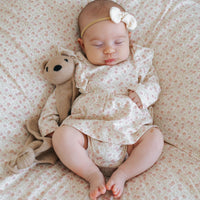 Organic Cotton Vivienne Playsuit - Emmy Egret Childrens Playsuit from Jamie Kay NZ