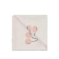 Juliette Blanket - Cherry Love Blush Childrens Blanket from Jamie Kay NZ