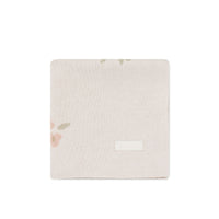 Juliette Blanket - Petite Goldie Knit Parchment Childrens Blanket from Jamie Kay NZ