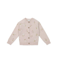 Juliette Cardigan - Meredith Morganite Childrens Cardigan from Jamie Kay NZ