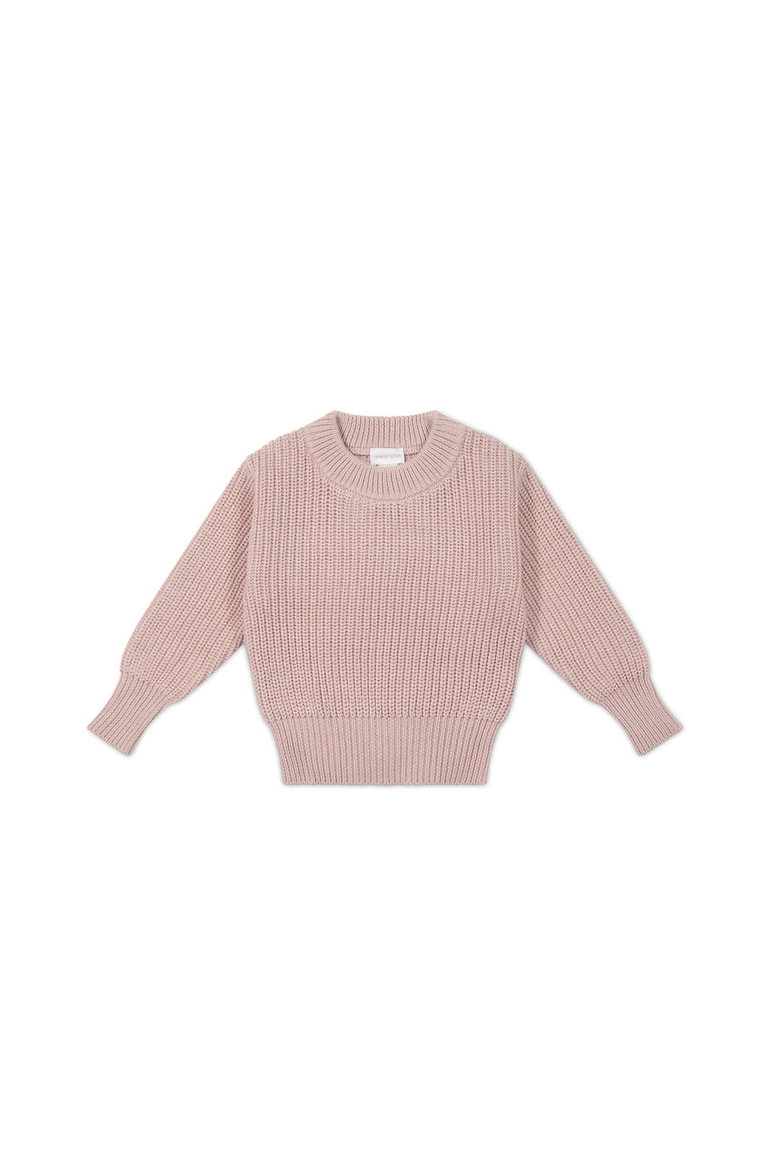 Leon Jumper - Shell Pink Childrens Jumper from Jamie Kay NZ