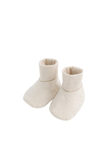 Merino Booties - Natural Childrens Footwear from Jamie Kay NZ