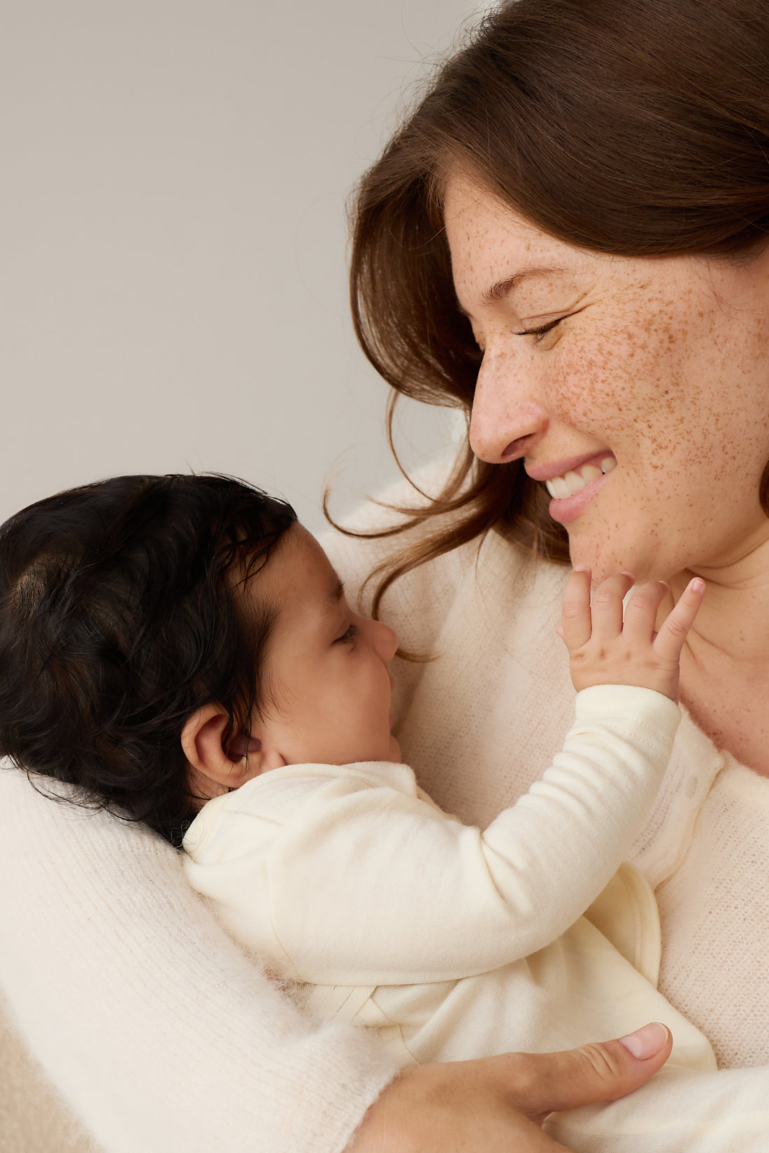 Merino Wrap Onepiece - Cloud Childrens Onepiece from Jamie Kay NZ