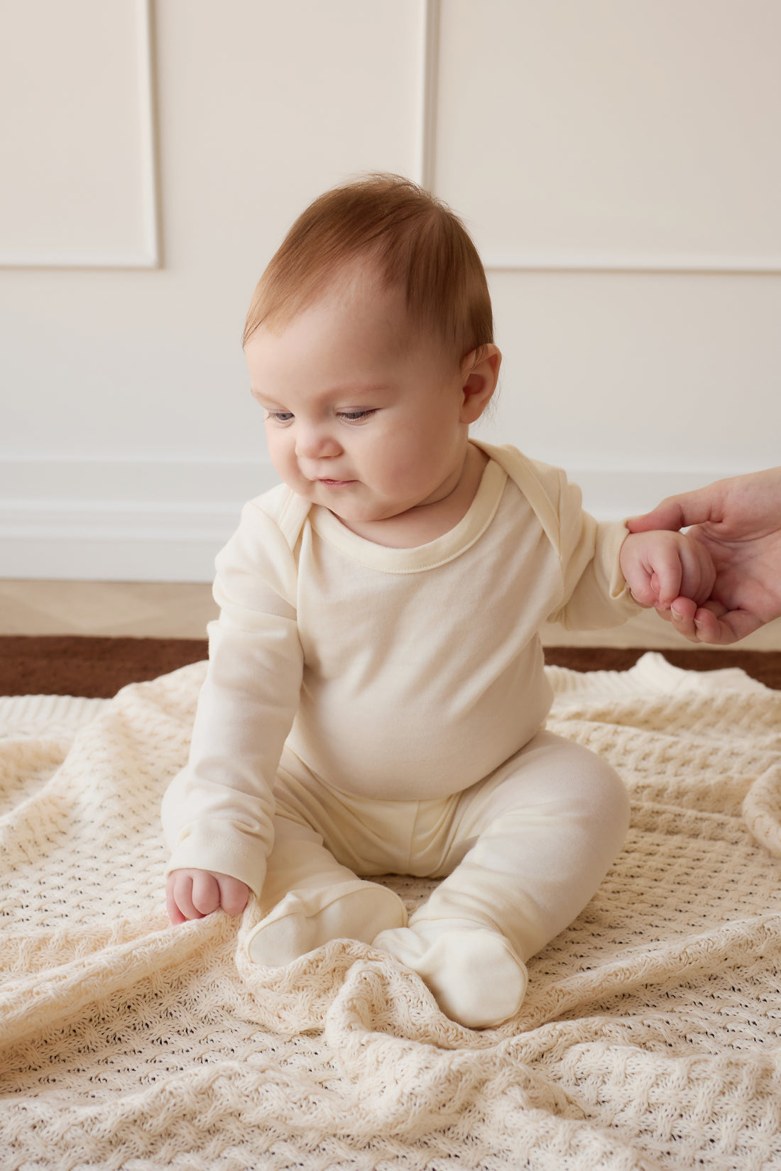 Merino Legging - Cloud Childrens Legging from Jamie Kay NZ