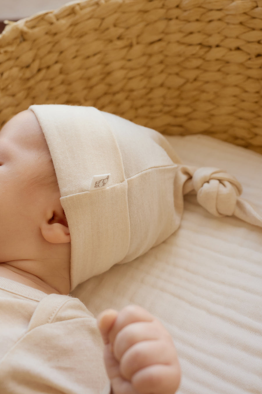 Merino Beanie - Natural Childrens Beanie from Jamie Kay NZ