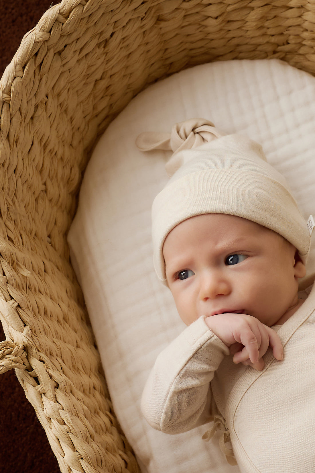 Merino Beanie - Natural Childrens Beanie from Jamie Kay NZ