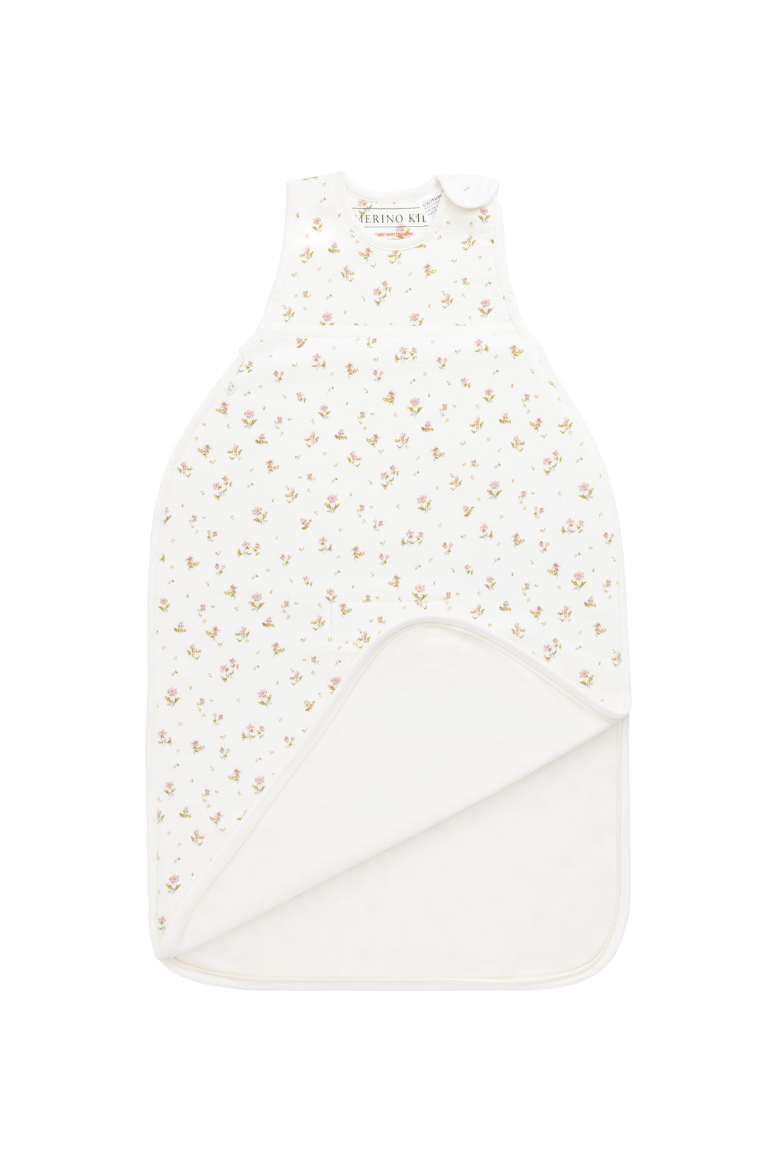 Merino Kids Go Go Bag Duvet - Emilia Egret Childrens Sleeping Bag from Jamie Kay NZ