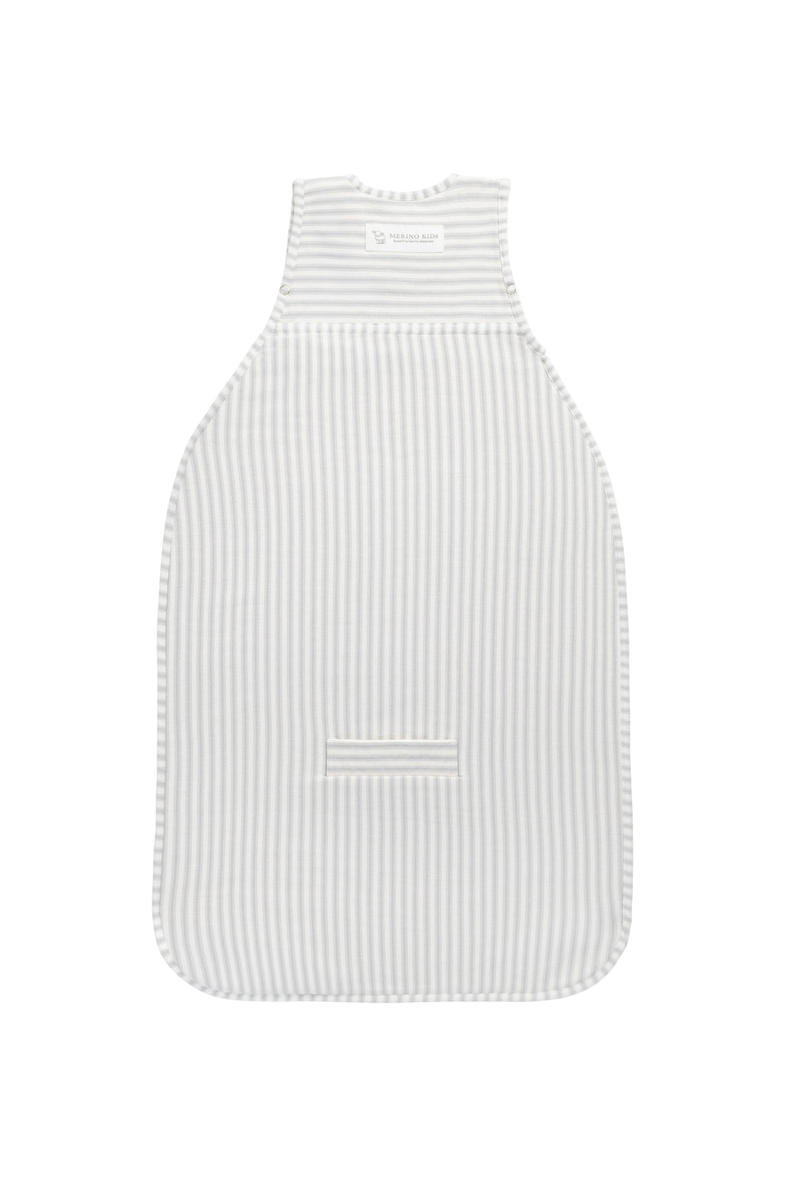 Merino Kids Go Go Bag - Duvet - Variegated Stripe Mist Childrens Sleep Gown from Jamie Kay NZ