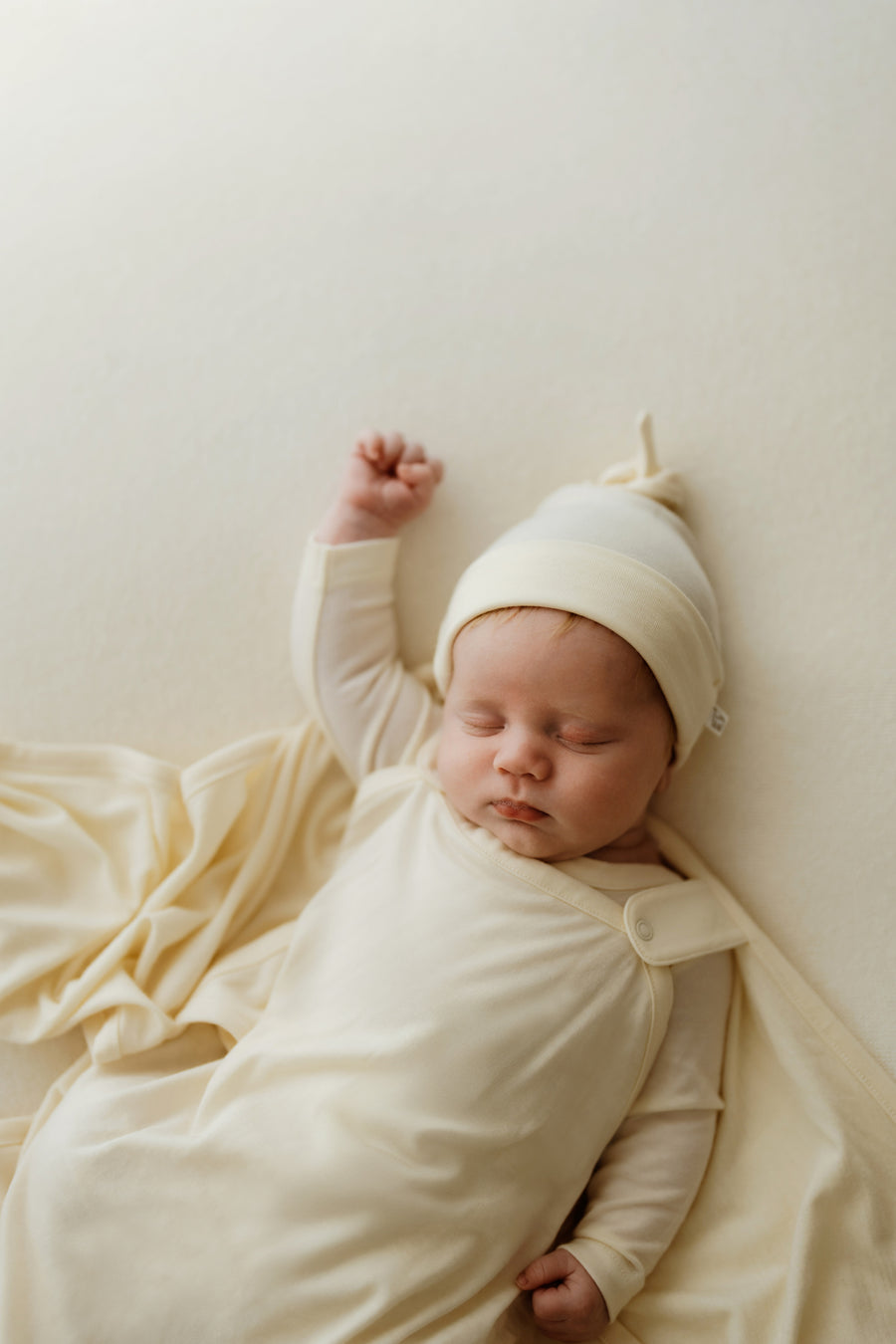 Merino Beanie - Cloud Childrens Beanie from Jamie Kay NZ
