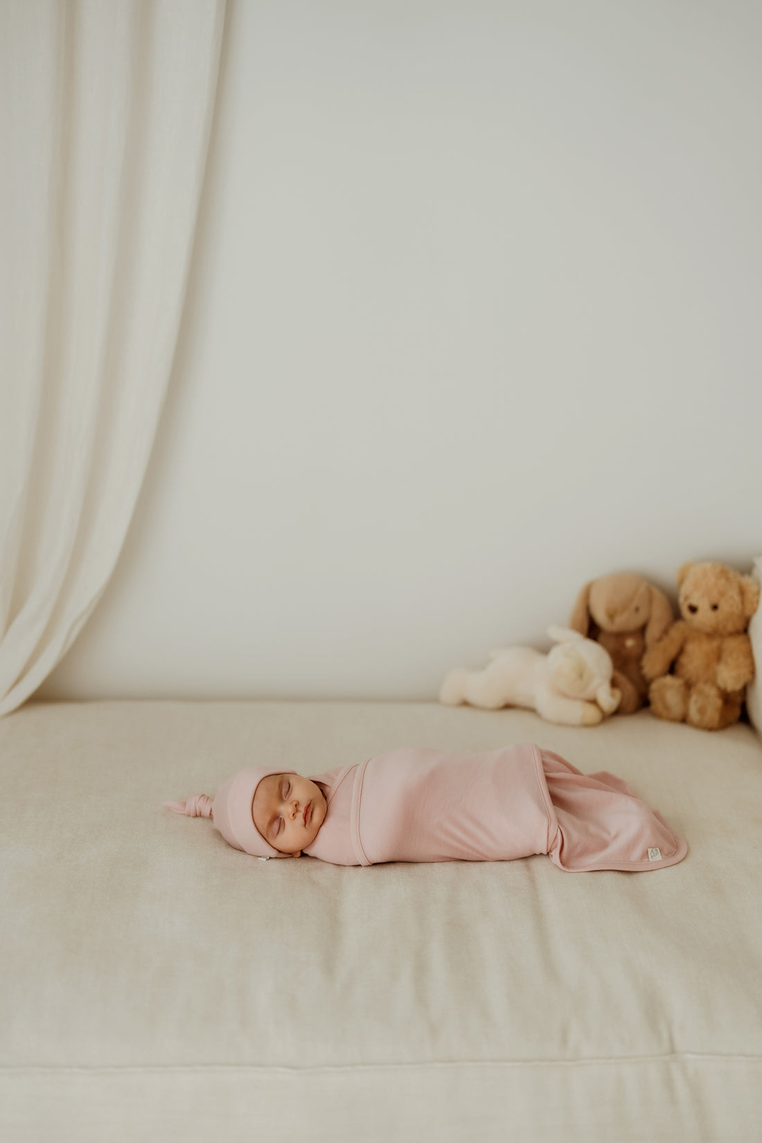 Cocooi Merino Babywrap - Cloud Pink Childrens Sleeping Bag from Jamie Kay NZ