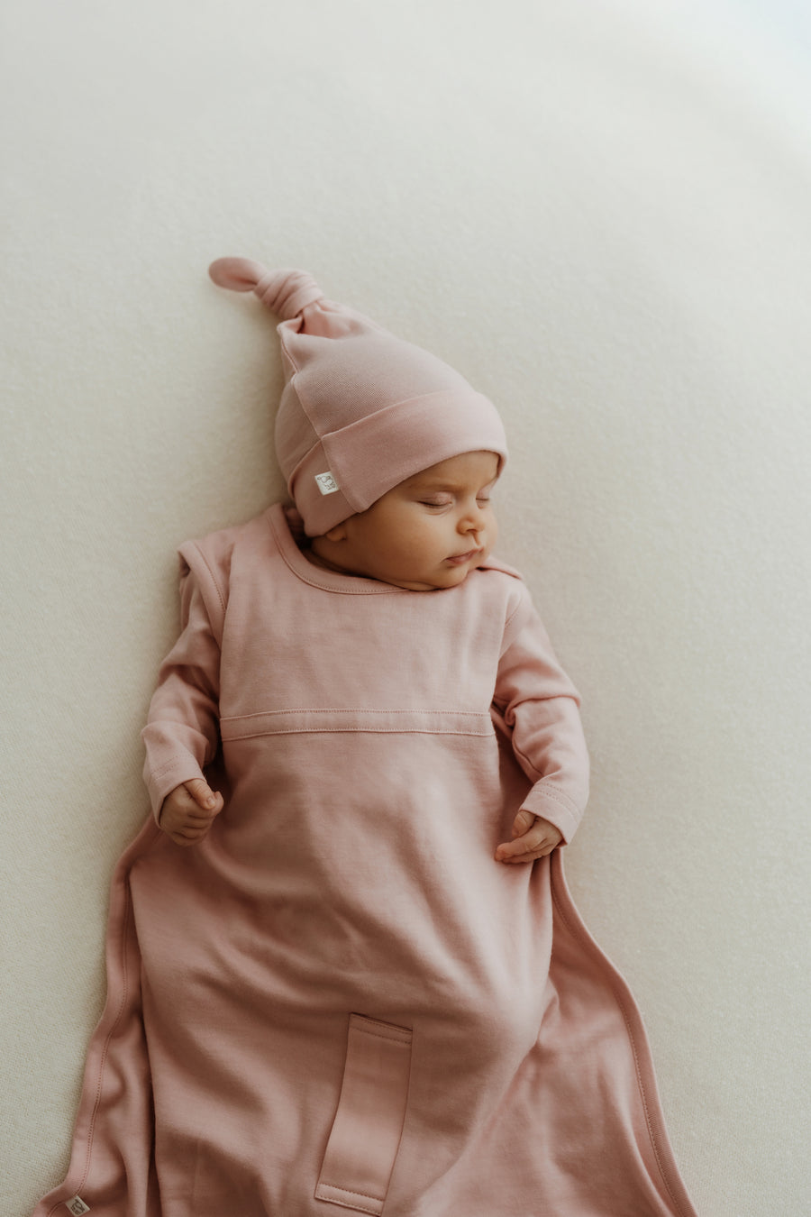 Cocooi Merino Sleeping Bag - Cloud Pink Childrens Sleeping Bag from Jamie Kay NZ