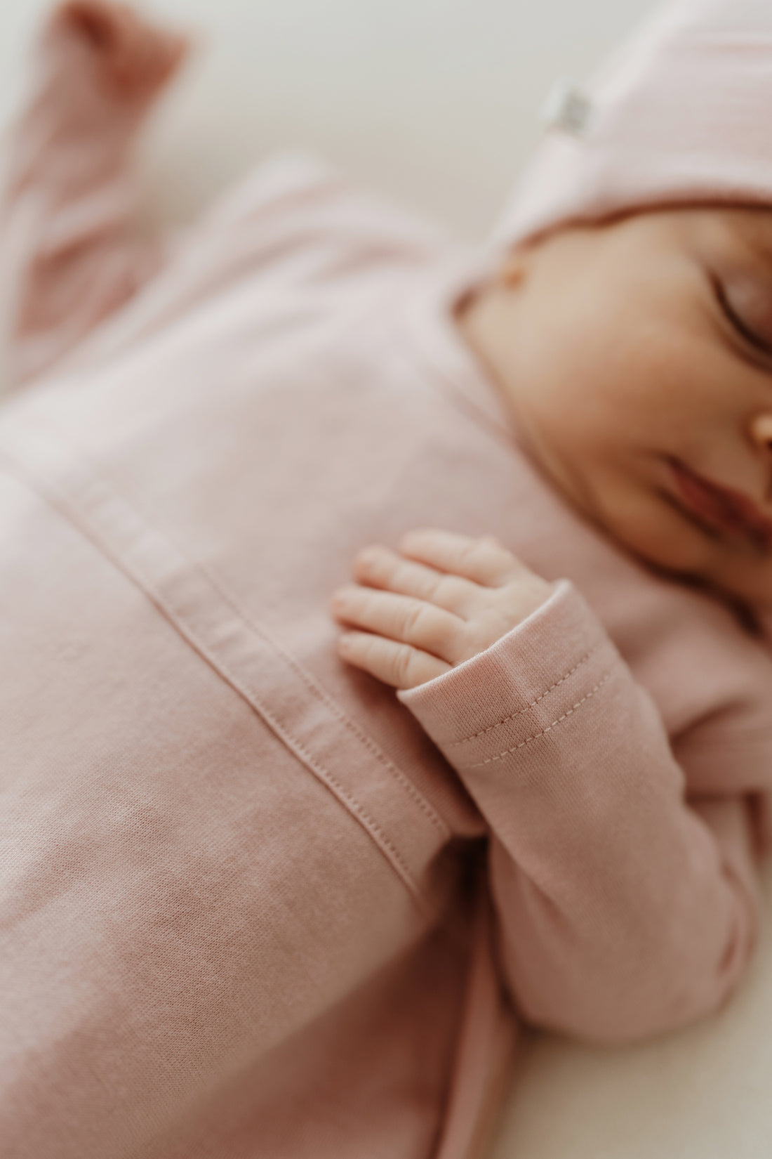 Cocooi Merino Sleeping Bag - Cloud Pink Childrens Sleeping Bag from Jamie Kay NZ