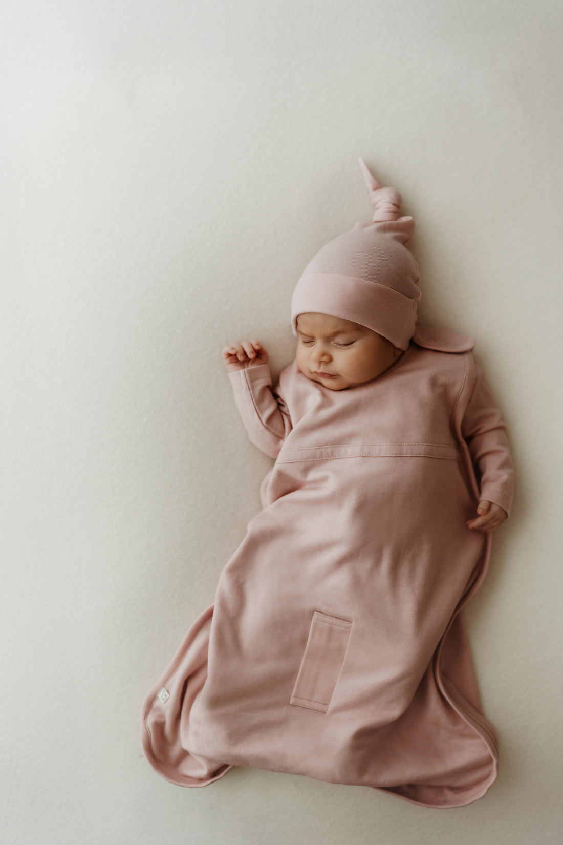 Cocooi Merino Sleeping Bag - Cloud Pink Childrens Sleeping Bag from Jamie Kay NZ
