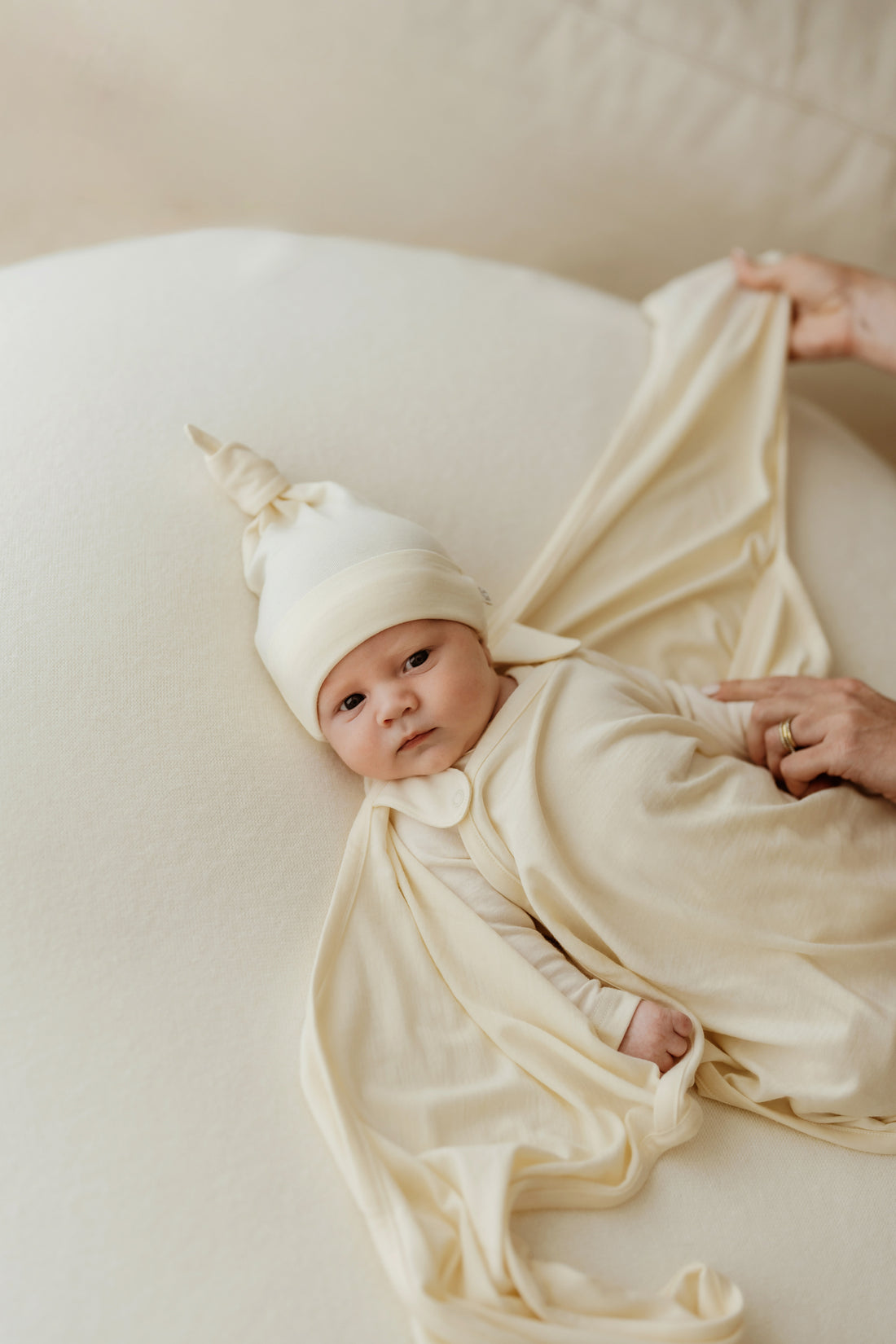 Cocooi Merino Babywrap - Cloud Childrens Sleeping Bag from Jamie Kay NZ