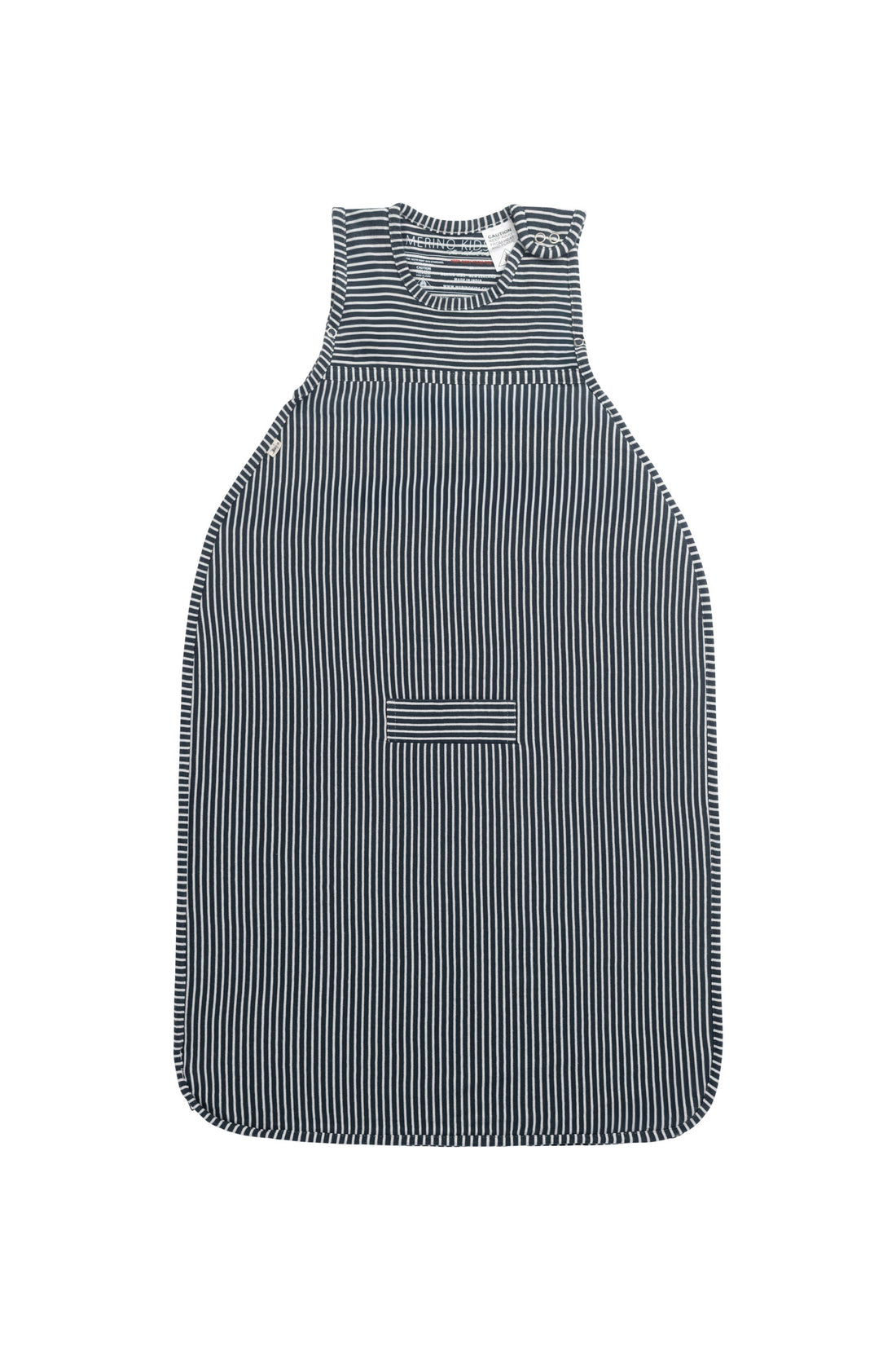 Merino Kids Go Go Bag - All Seasons - Dark Slate Stripe Childrens Sleeping Bag from Jamie Kay NZ