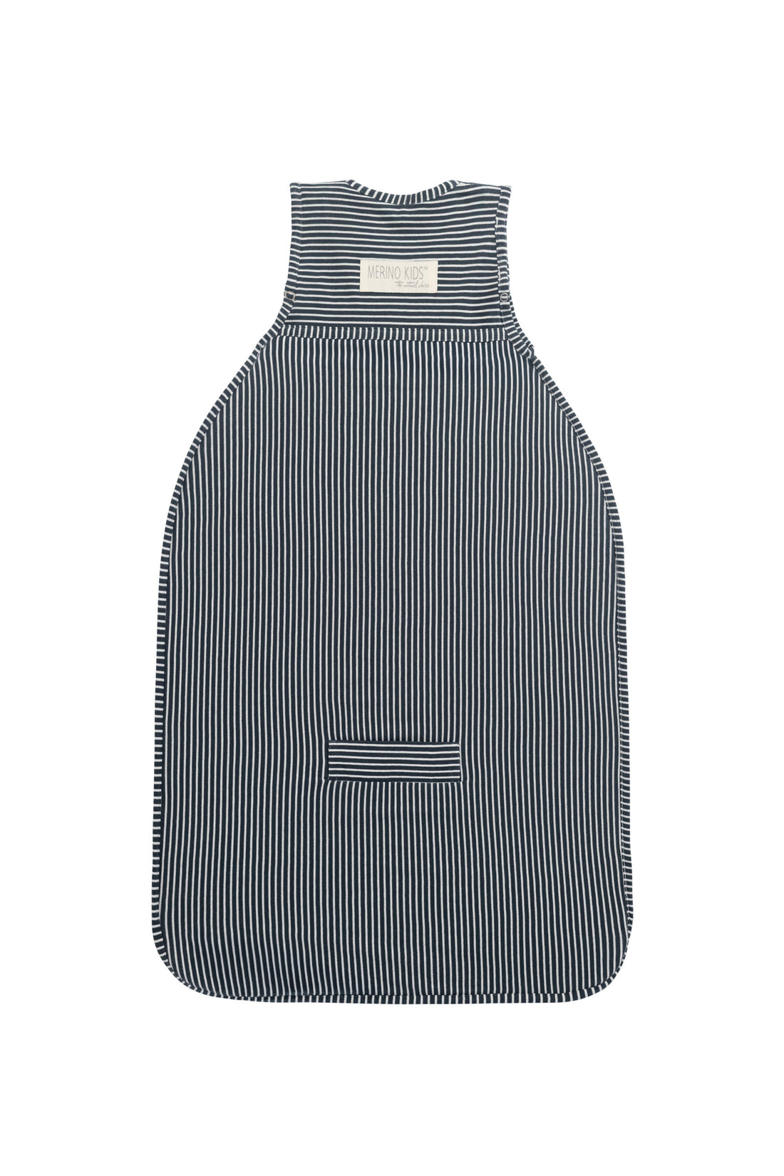Merino Kids Go Go Bag - All Seasons - Dark Slate Stripe Childrens Sleeping Bag from Jamie Kay NZ