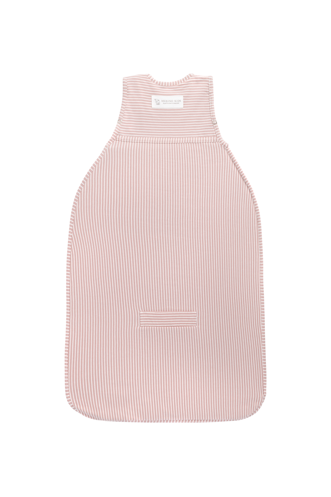 Merino Kids Go Go Bag - All Seasons - Misty Rose Stripe Childrens Sleeping Bag from Jamie Kay NZ