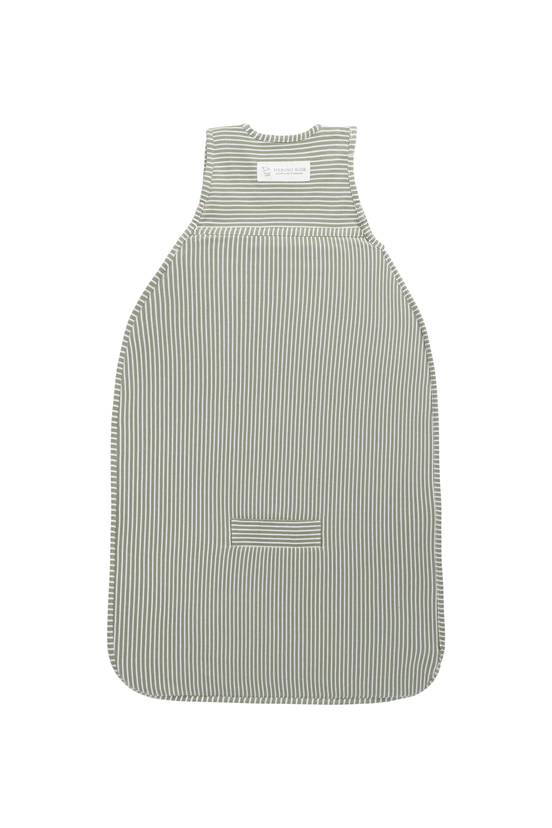 Merino Kids Go Go Bag - All Seasons - Olive Stripe Childrens Sleeping Bag from Jamie Kay NZ