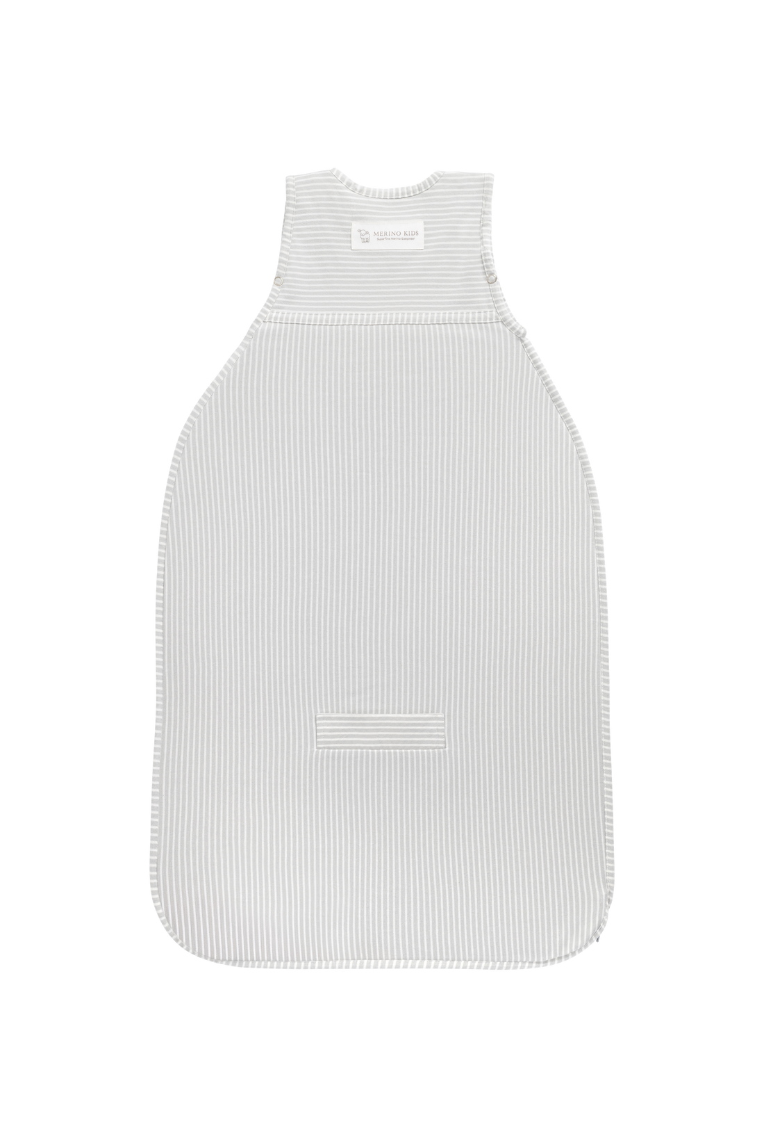 Merino Kids Go Go Bag - All Seasons - Turtle Dove Stripe Childrens Sleeping Bag from Jamie Kay NZ