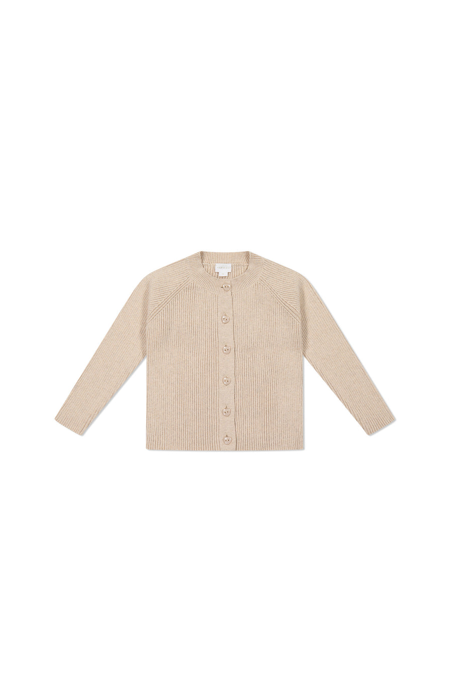 Noelle Cardigan - Oatmeal Marle Childrens Cardigan from Jamie Kay NZ