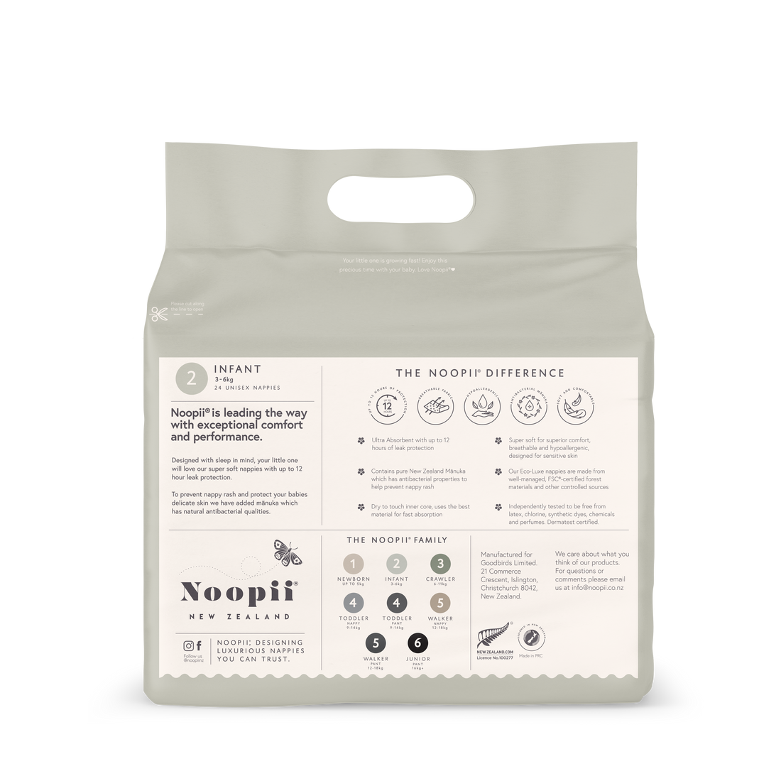 Noopii® Infant Nappies - Test Childrens Nappies from Jamie Kay NZ