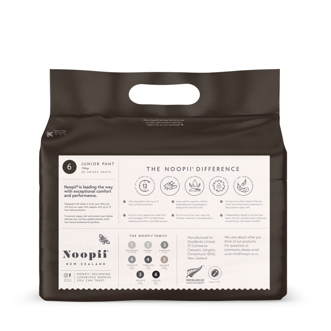 Noopii® Junior Pants Childrens Pants from Jamie Kay NZ