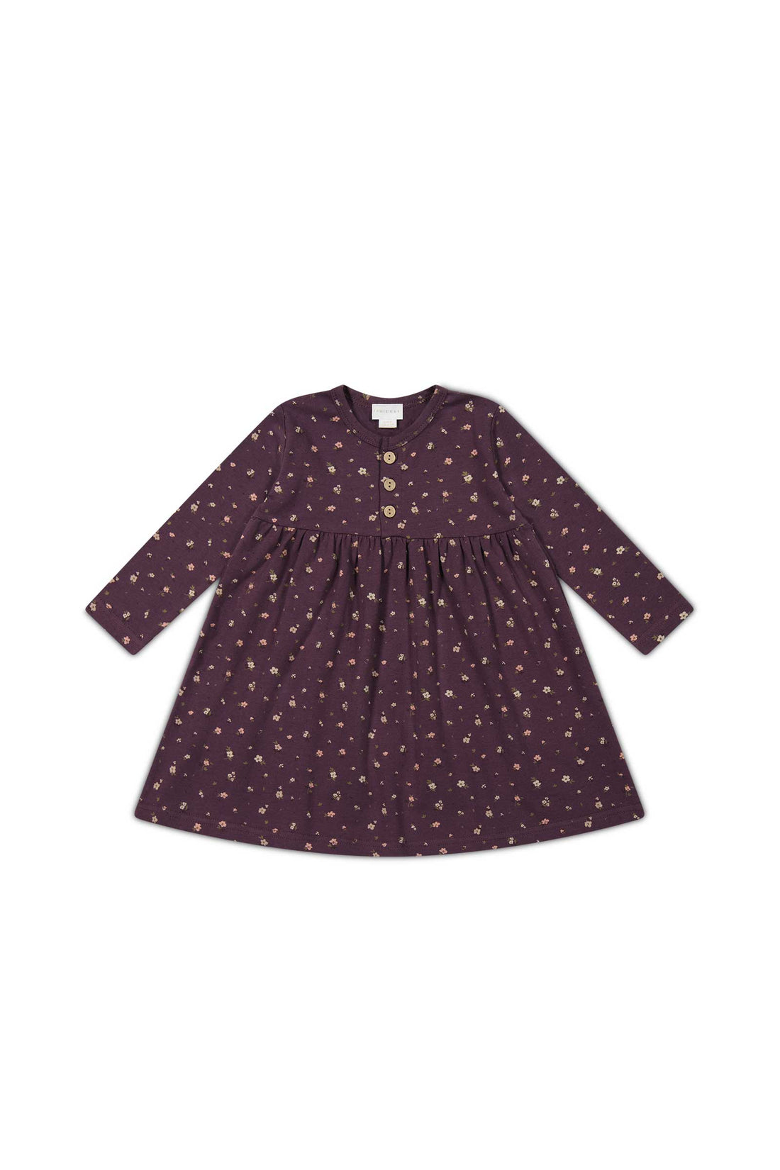 Organic Cotton Bridget Dress - Goldie Huckleberry Sparse Childrens Dress from Jamie Kay NZ