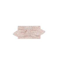 Organic Cotton Headband - Rosalie Field Rose Childrens Headband from Jamie Kay NZ