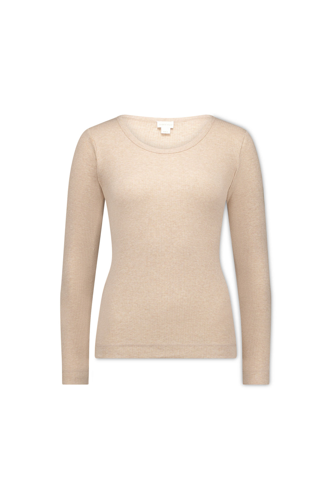 Organic Cotton Modal Womens Long Sleeve Top - Dusky Rose Marle Childrens Womens Top from Jamie Kay NZ