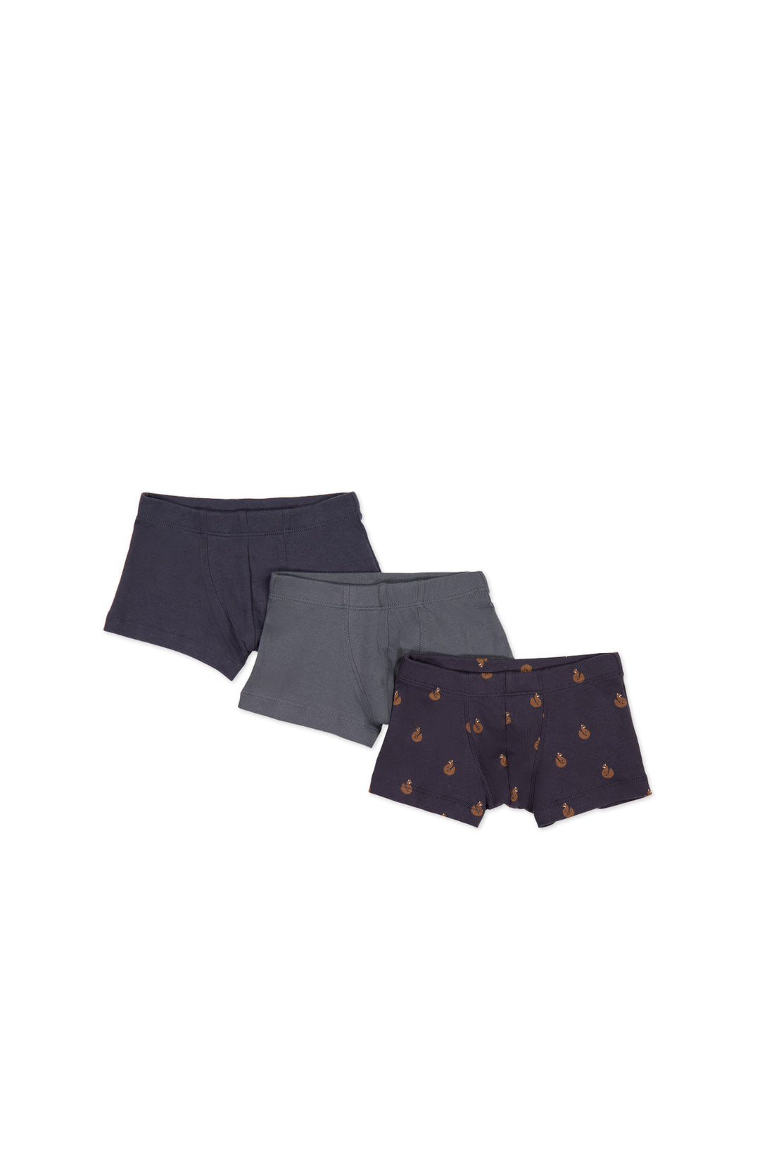 Organic Cotton 3PK Trunk - Lava/Constellation/Fox Cubs Constellation Childrens Underwear from Jamie Kay NZ