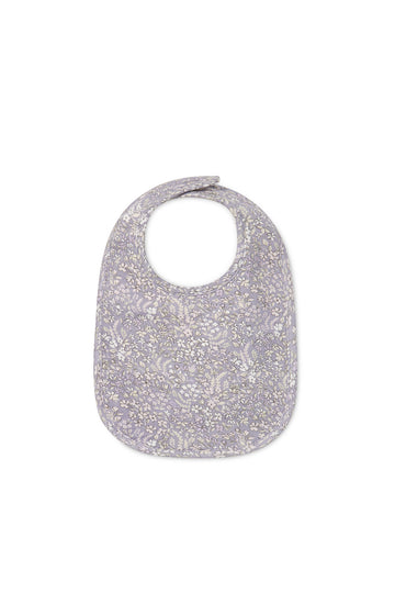 Organic Cotton Bib - April Lilac Childrens Bib from Jamie Kay NZ