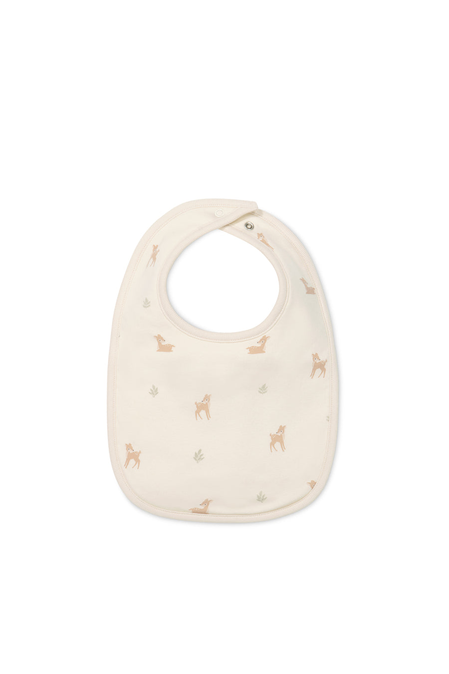 Organic Cotton Bib - Fable Deer Cloud Childrens Bib from Jamie Kay NZ