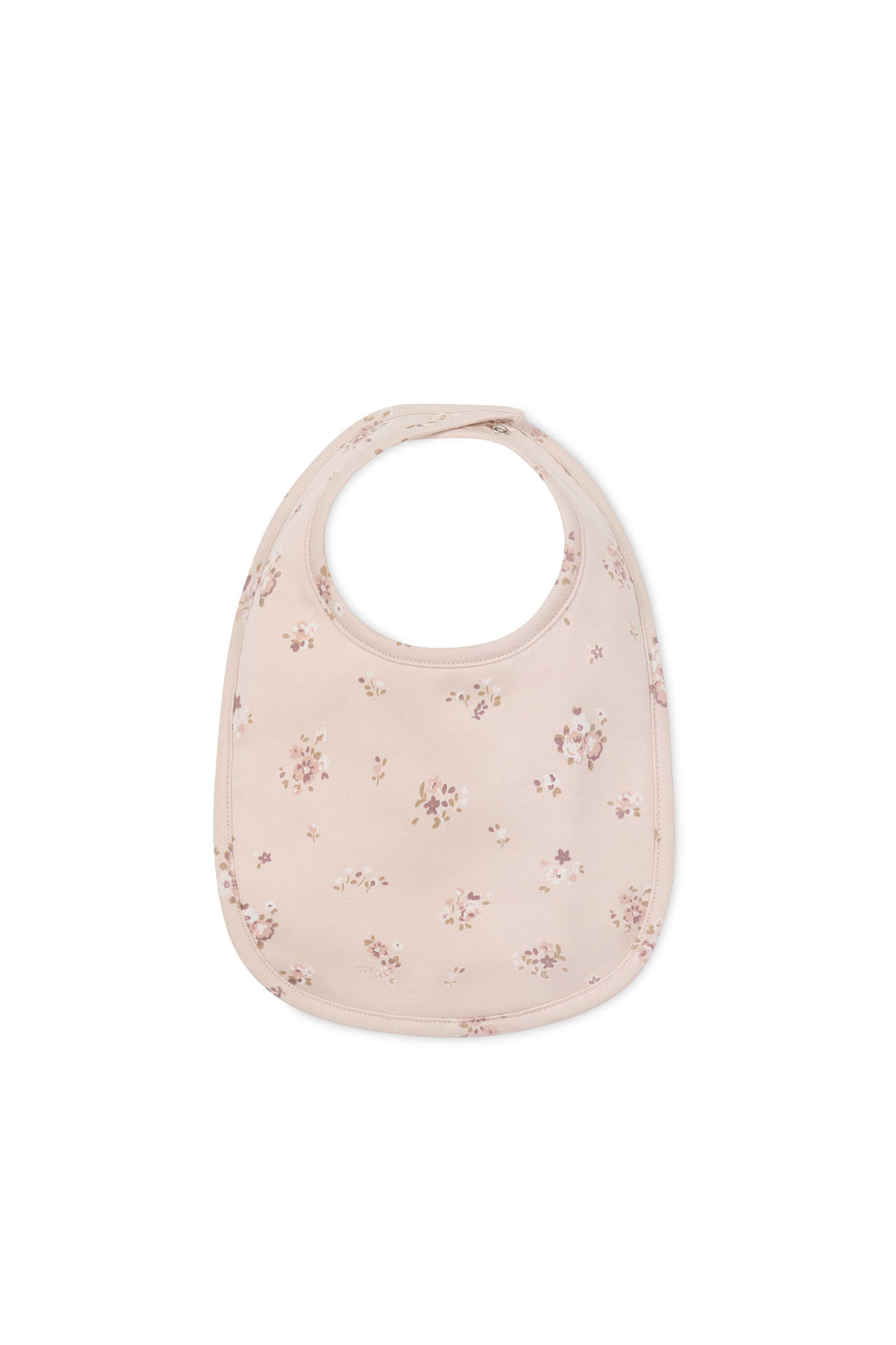 Organic Cotton Bib - Petite Fleur Soft Peony Childrens Bib from Jamie Kay NZ