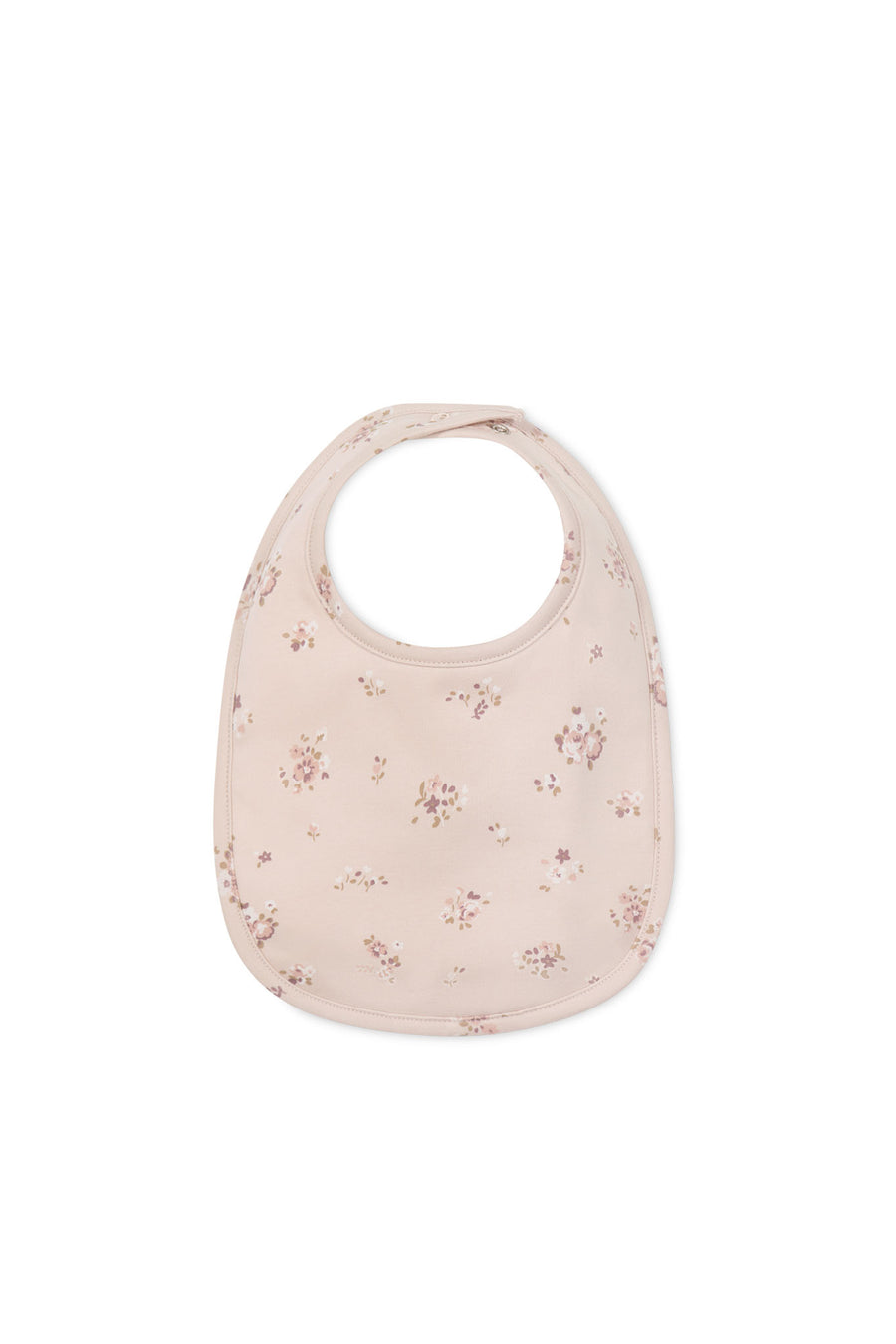 Organic Cotton Bib - Petite Fleur Soft Peony Childrens Bib from Jamie Kay NZ