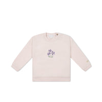 Organic Cotton Bobbie Sweatshirt - Rosewater Childrens Top from Jamie Kay NZ