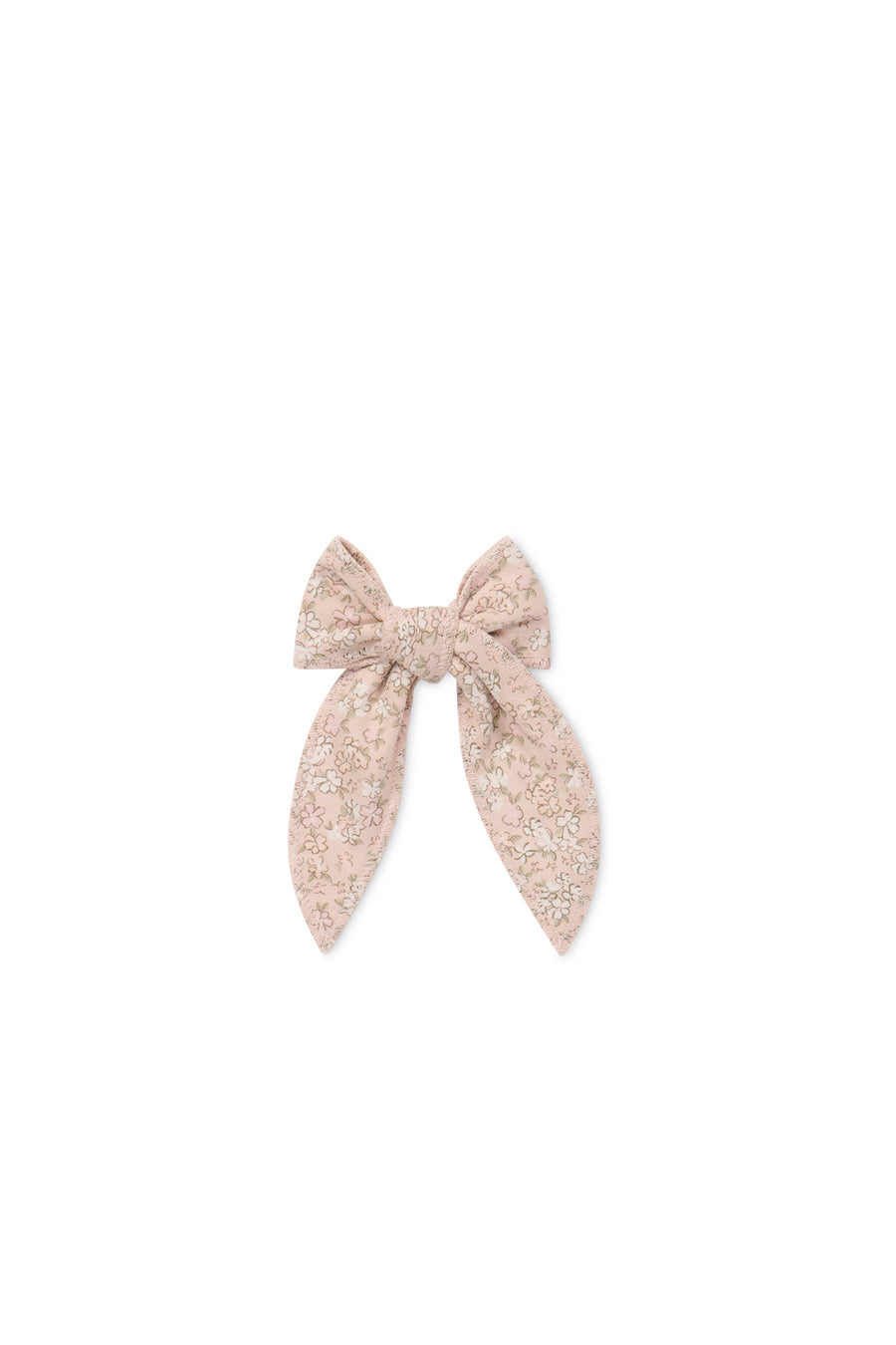 Organic Cotton Bow - Amber Rose Childrens Hair Bow from Jamie Kay NZ