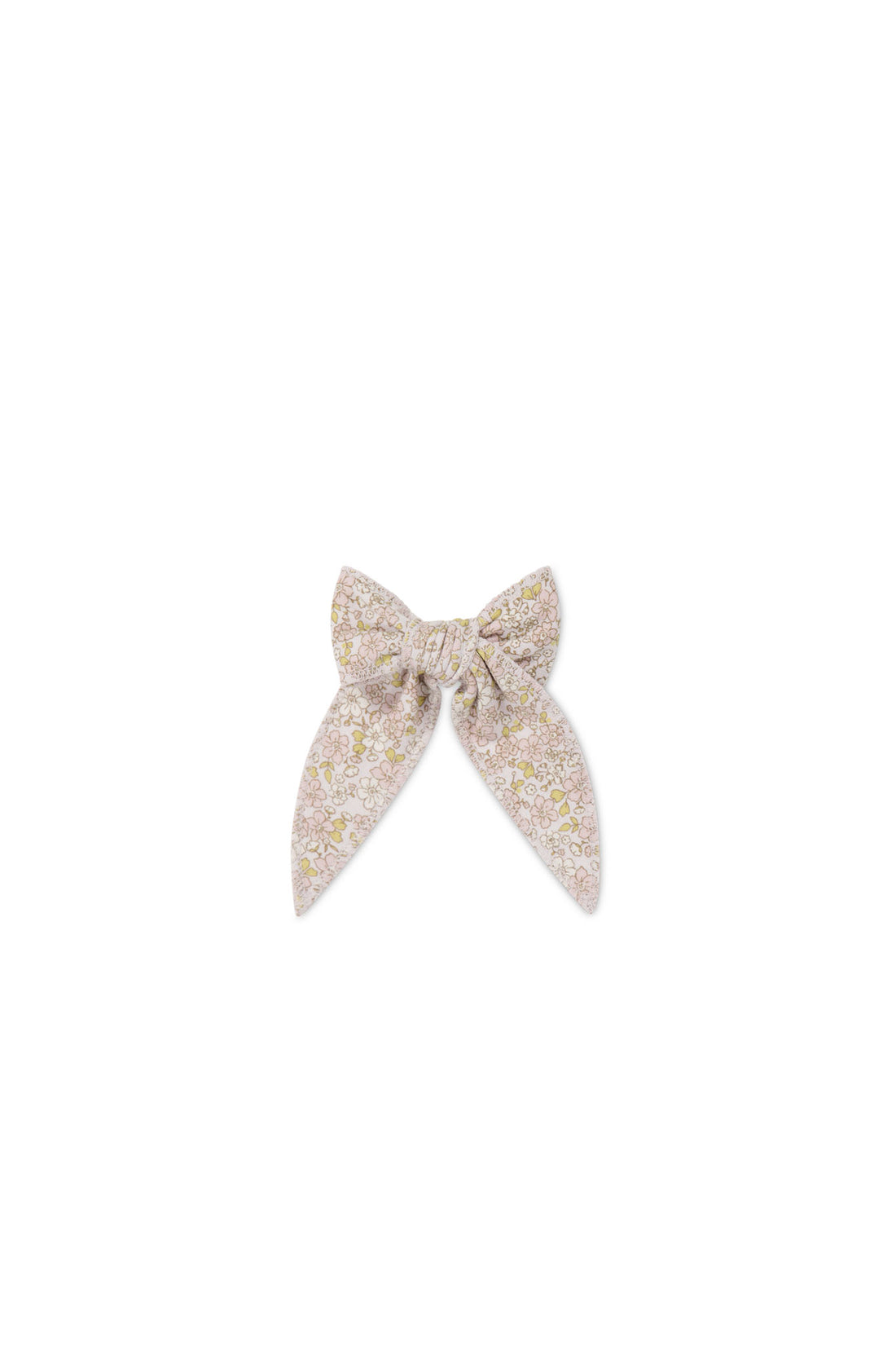 Organic Cotton Bow - Chloe Lilac Childrens Bow from Jamie Kay NZ