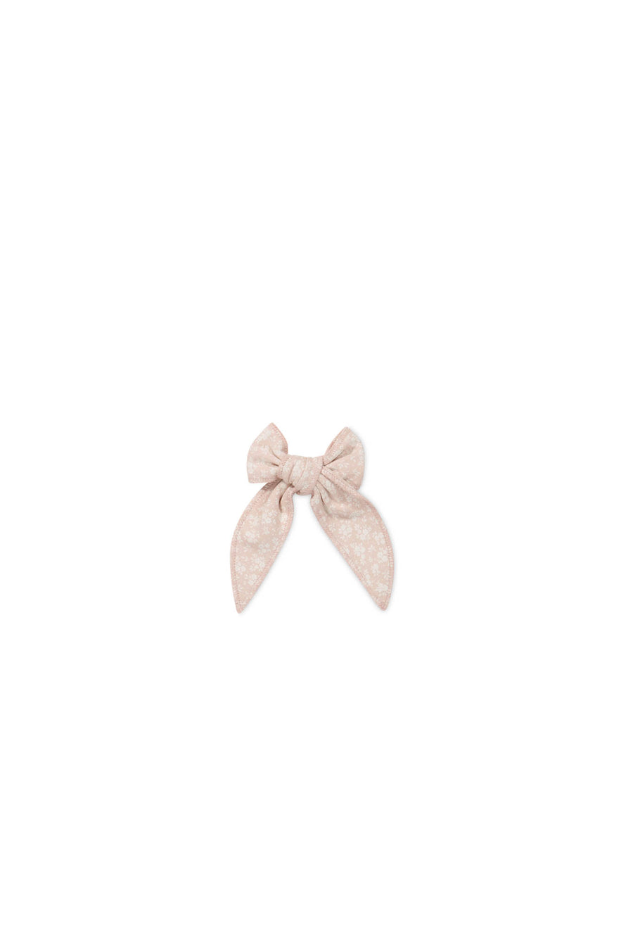 Organic Cotton Bow - Rosalie Field Rose Childrens Hair Bow from Jamie Kay NZ