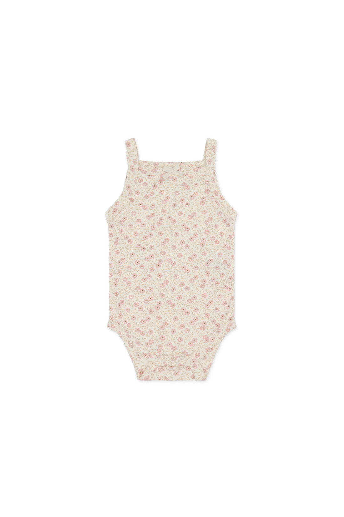 Organic Cotton Bridget Singlet Bodysuit - Emmy Egret Childrens Bodysuit from Jamie Kay NZ