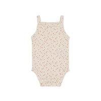 Organic Cotton Bridget Singlet Bodysuit - Emmy Egret Childrens Bodysuit from Jamie Kay NZ