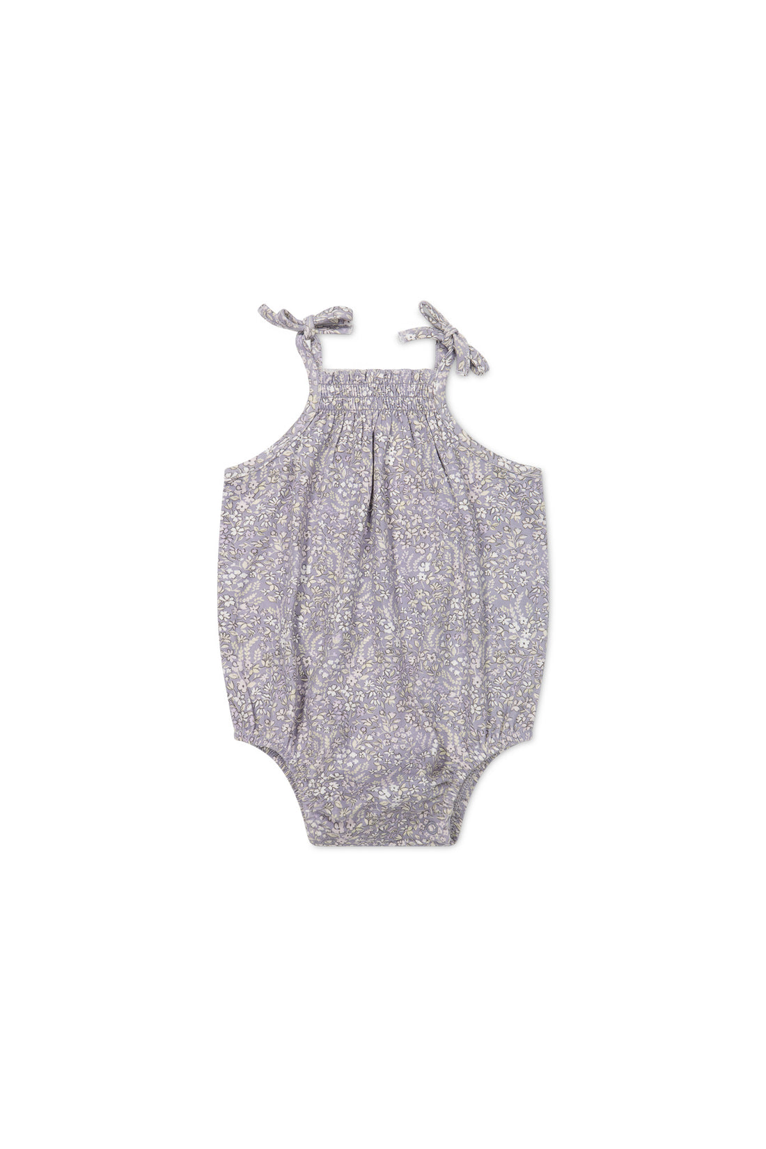 Organic Cotton Cassie Playsuit - April Lilac Childrens Playsuit from Jamie Kay NZ