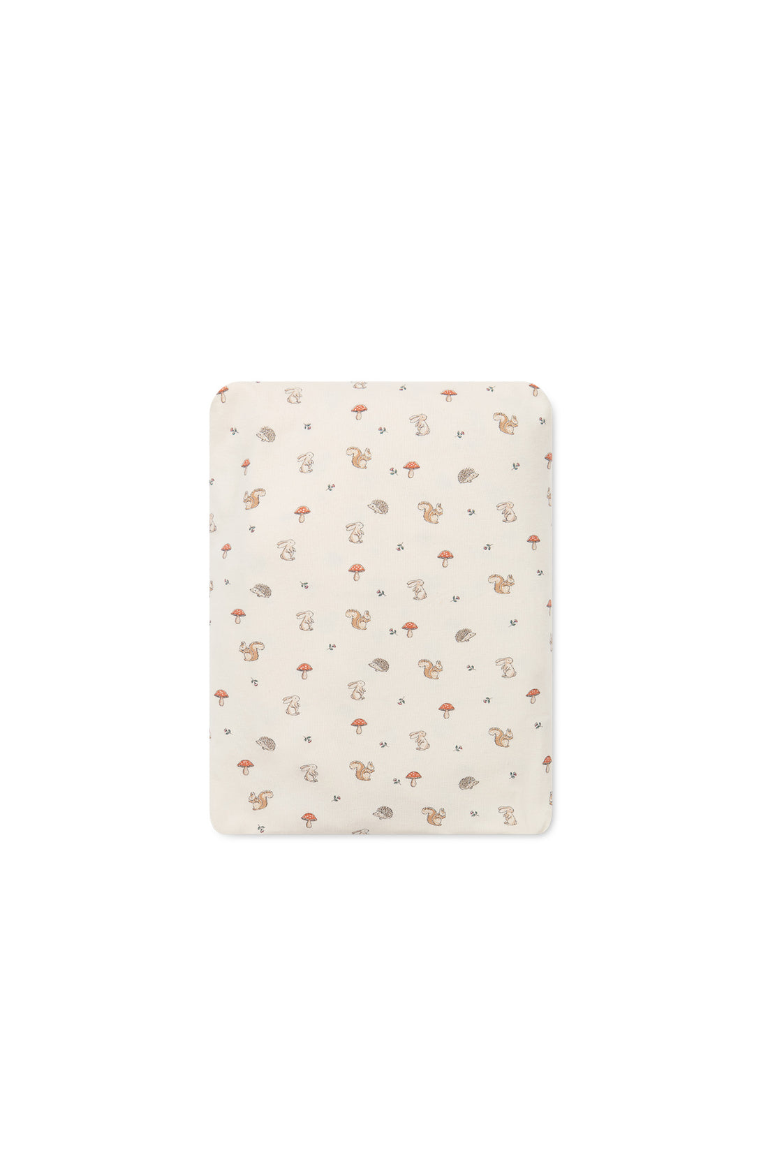 Organic Cotton Cot Sheet - Woodland Friends Childrens Accessories from Jamie Kay NZ