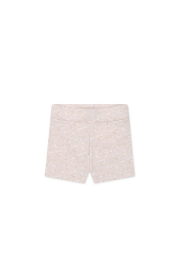 Organic Cotton Everyday Bike Short - Addie Lilac Childrens Short from Jamie Kay NZ