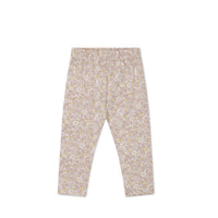 Organic Cotton Everyday Legging - Chloe Lilac Childrens Legging from Jamie Kay NZ