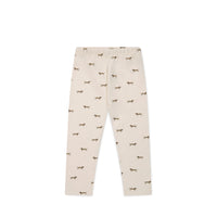 Organic Cotton Everyday Legging - Cosy Basil Cloud Childrens Legging from Jamie Kay NZ