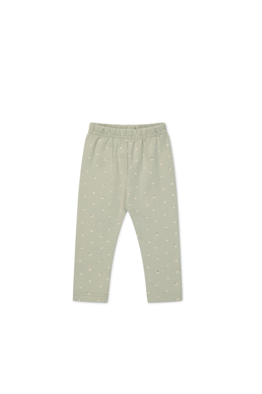 Organic Cotton Everyday Legging - Fresh Apples Abbey Stone Childrens Legging from Jamie Kay NZ