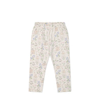 Organic Cotton Everyday Legging - Moons Garden Lavender Childrens Legging from Jamie Kay NZ